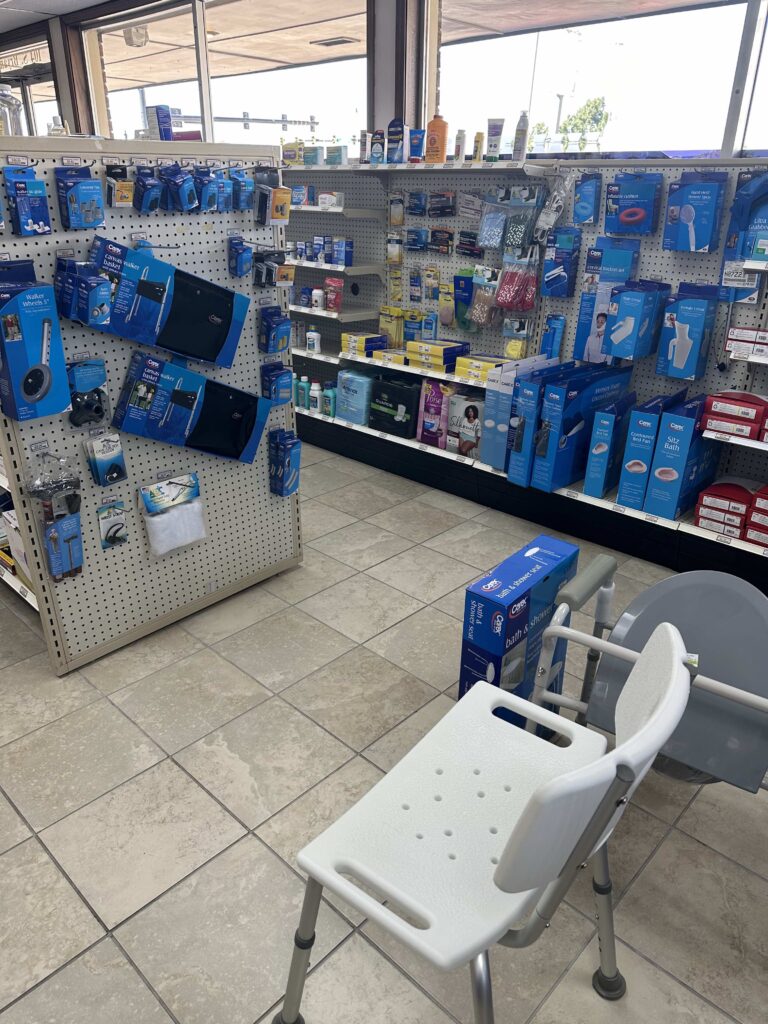 DME, shower chair, walker, walker basket, canes, crutches, crutch tips, and more at Hospital Discount Pharmacy in Edmond, OK